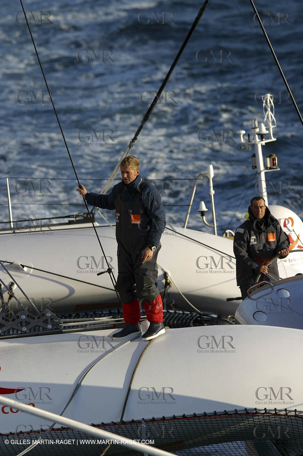 Orange II - Jules Verne Trophy 2004 - 1st Ouessant Start - Yann Eliès