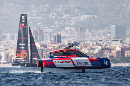 24 08 2024, Barcelona (ESP), Louis Vuitton 37th America's Cup, Louis Vuitton Prelilinary Regatta, Race Day 3