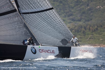 19 05 2010 - La Maddalena (ITA, Sardinia) Louis Vuitton Trophy - BMW ORACLE Racing - Training
