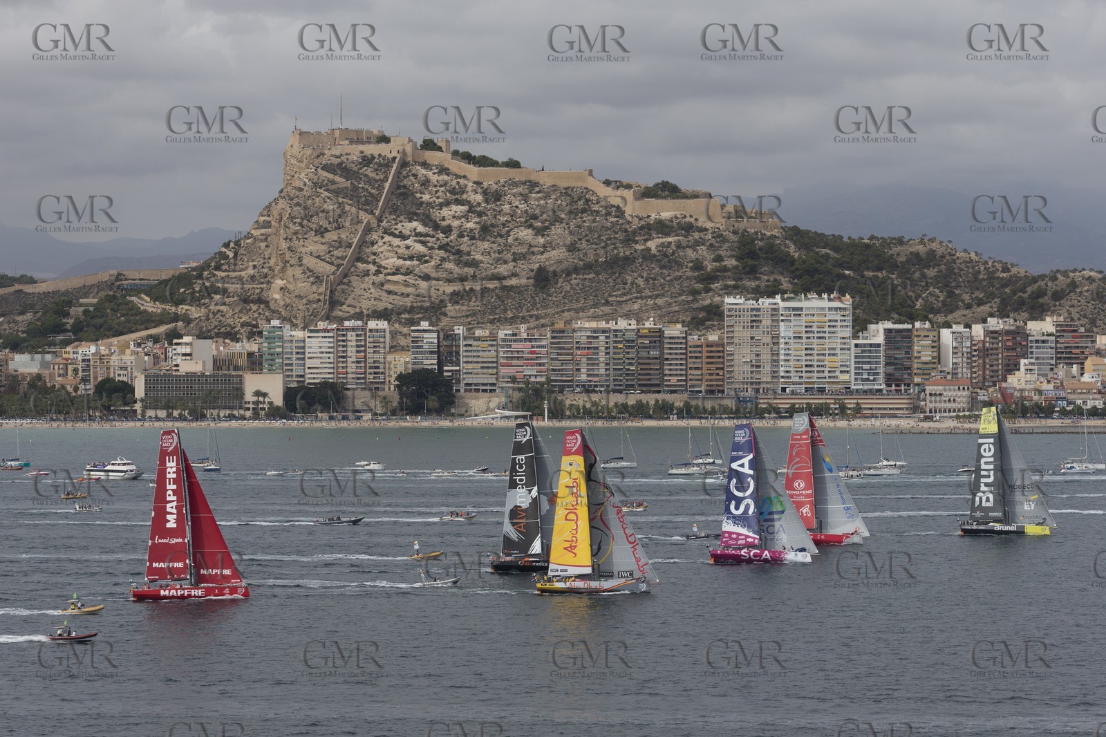 11 10 2014, Alicante (ESP), Volvo Ocean Race 2014-15, Team Alvimedica