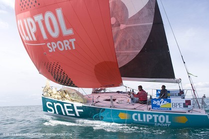 27 03 08- La Grande Motte- (FRA,34) Transat AG2R 2008- Jean-Paul Mouren- Laurent Pellecuer