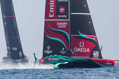 24 08 2024, Barcelona (ESP), Louis Vuitton 37th America's Cup, Louis Vuitton Prelilinary Regatta, Race Day 3