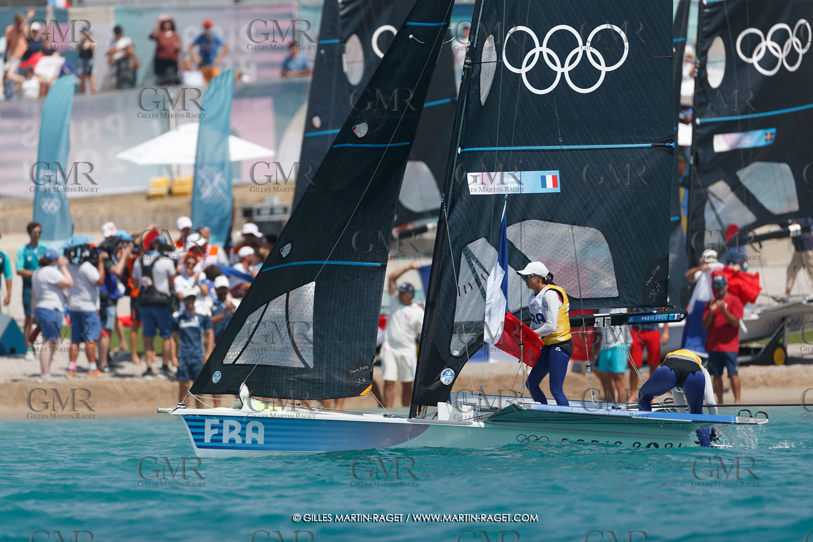 02 08 2024, Marseille (FRA), Paris 2024 Olympic Games, Sailing, Race Day 5,