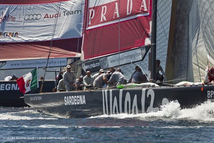 23 05 2010 - La Maddalena (ITA, Sardinia) Louis Vuitton Trophy - BMW ORACLE Racing - Racing Day 2