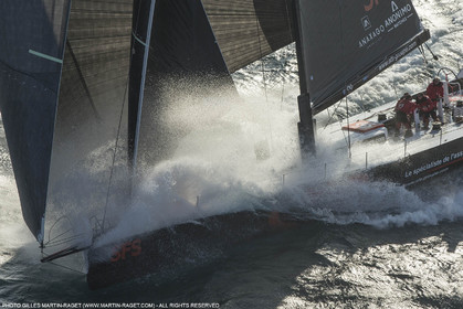 24 mars 2016   Marseille (FRA,13), SFS II (skipper Lionel Péan), dernière sortie d'entraînement avant la SNIM
