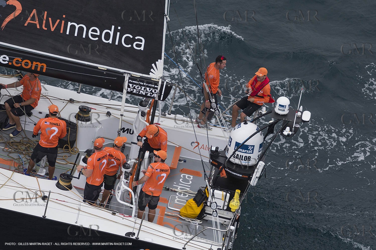 11 10 2014, Alicante (ESP), Volvo Ocean Race 2014-15, Team Alvimedica
