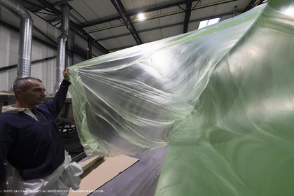29 10 2018, La Grande Motte (FRA,30), Chantier Gunboat, construction du Gunboat 68