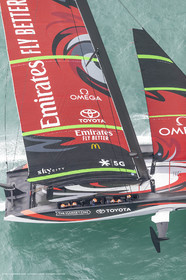 10 12 2020 - Auckland (NZL) - 36th America's Cup - Practice Sessions - Day 2 - Emirates Team New Zealand