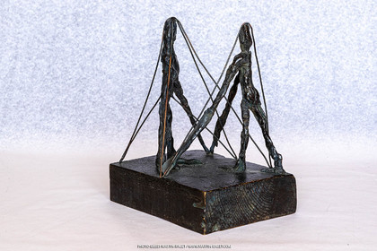 Oeuvre de Germaine Richier, La Lutte, 1946, Epreuve d'exposition