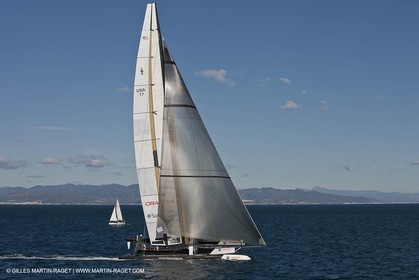 27 01 2010 - Valencia (ESP) - 33rd America's Cup - BMW ORACLE Racing - Saling Team