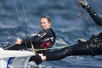 27 04 2007 - Semaine Olympique Française 2007 - Hyères - Jour 6 - Medal Race - Team France - Lecointre-Lemaître