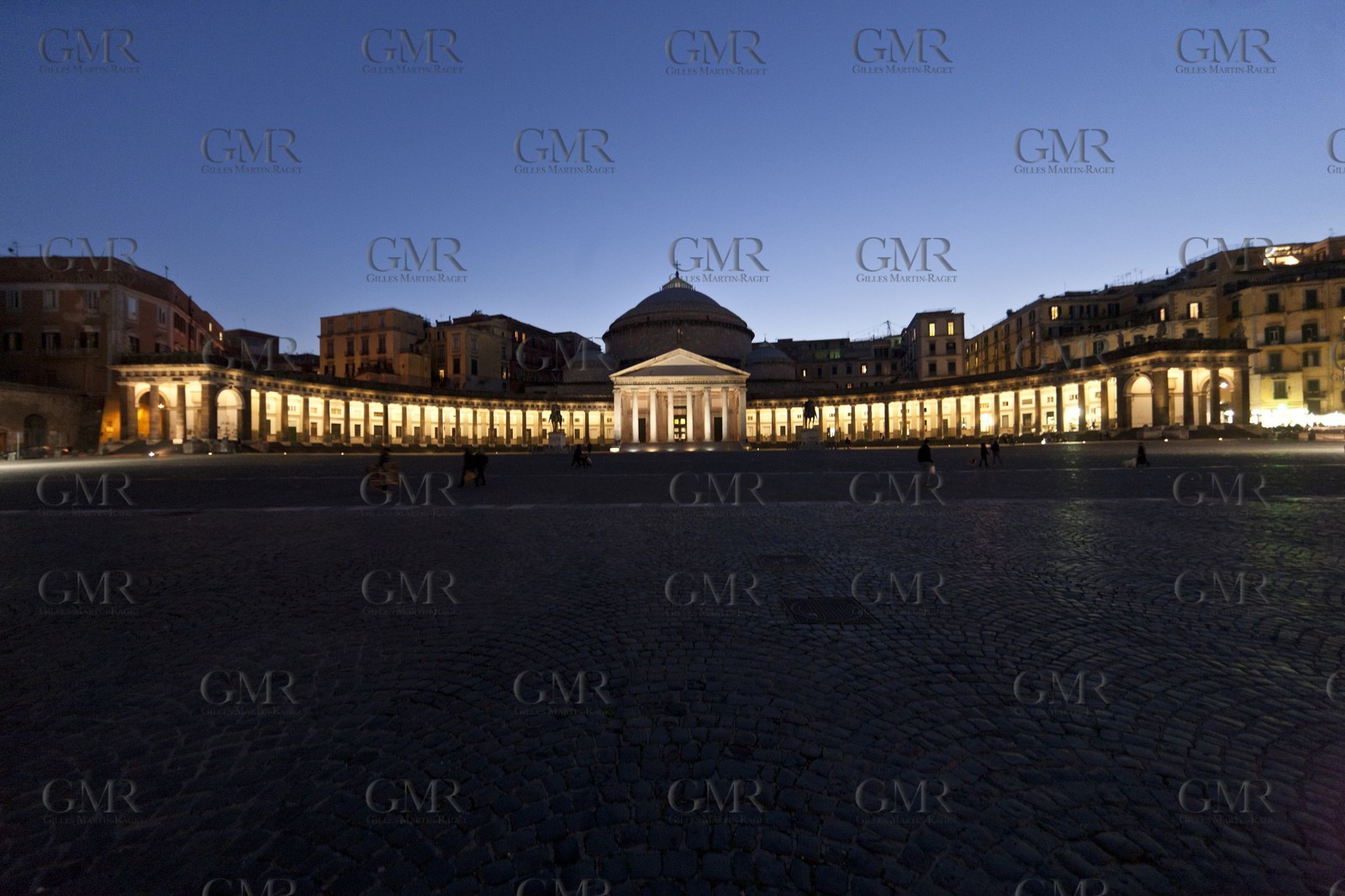 24 02 2012 - Naples (ITA) - 34th America's Cup - America's Cup World Series Naples 2012 - Naples Preview - Basilico San Francesco di Paola - Piazza Plebiscito