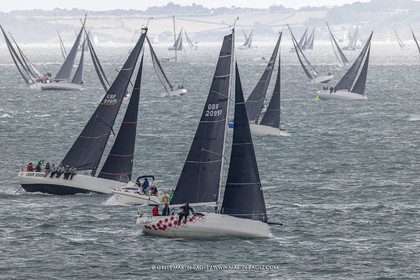 26 07 2025, Cowes (UK, IOW), Admiral's Cup 2025, Rolex Fastnet Race start,