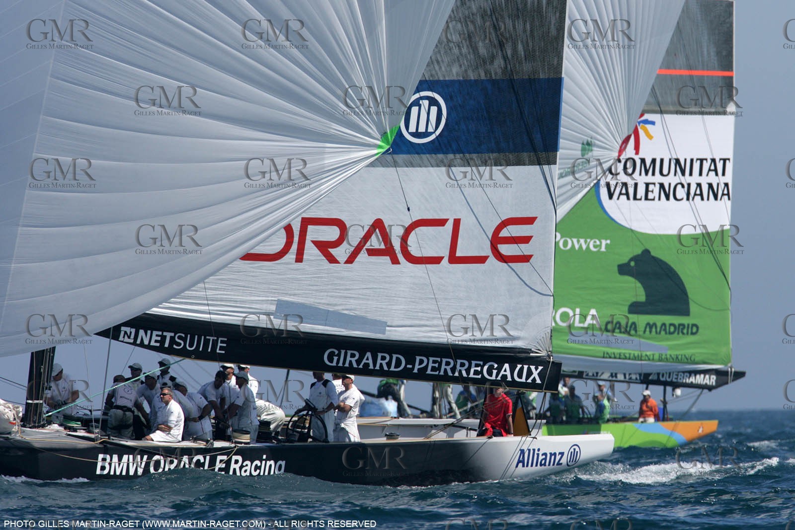 8 05 2007-Valencia (Spain)- 32nd America's Cup - Louis Vuitton Cup - RR2 - Day 10 - BMW ORACLE Racing