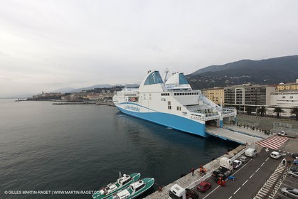 01-31-12   Marseilles (FRA,13) Bastia (FRA,Corsica)   Launching cruising trip and Christening ceremony of PIANA, last ferry ship from La Meridionale