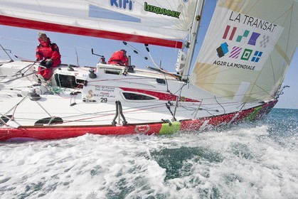 13 03 2010 -  La Grande Motte   Port Camargue (FRA) - Groupe Bel - Kito de Pavant   Sebastien Audigane training for Transat AG2R