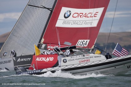 11 02 2009 - Auckland (NZL) -  Louis Vuitton Pacific Series -  Racing Day 11 - sail off