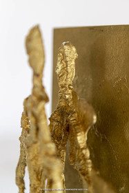 11 02 2020, St Rémy de Provence (FRA,13), Oeuvre de Germaine Richier, L'Ombre 1955, Bronze naturel nettoyé, Epreuve d'artiste, 25 x 13 x 9 cm, Collection particulière