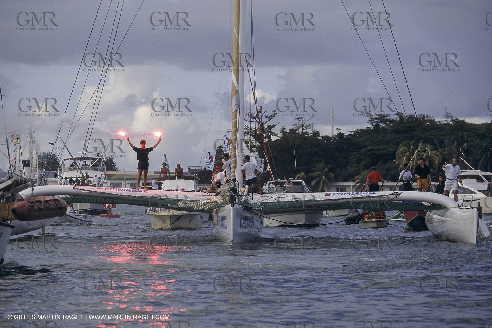Yacht Racing, Multihull, ORMA 60, Laurent Bourgnon, Primagaz