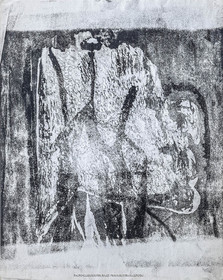 12 07 2020, St Rémy de Provence (FRA, 13) Oeuvre Germaine Richier, gravure