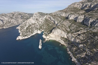 10 03 2009 - Marseille (FRA, 13) - Calanques - Sugitton - Les Pierres Tombées