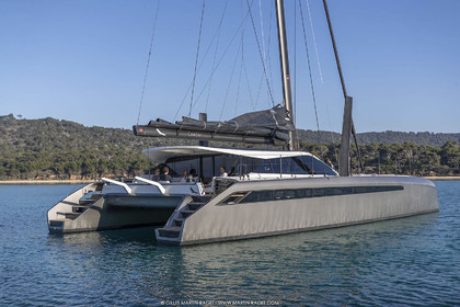 16 02 2019, Porquerolles (FRA,83), Gunboat 68 sail testing  3