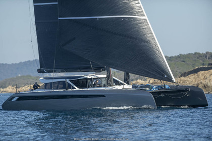 16 02 2019, Porquerolles (FRA,83), Gunboat 68 sail testing  3