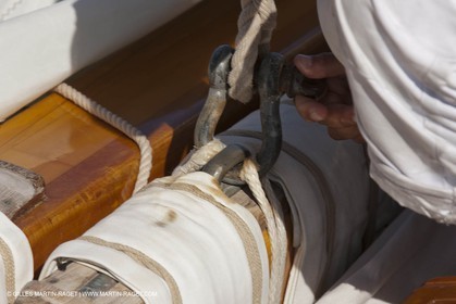 01 10 2011 - Saint Tropez (FRA,13) - Voiles de Saint Tropez 2011 - Classic Yachts - Day 5 - Onboard Mariquita