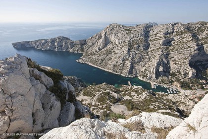 11 03 2009 - Marseille (FRA, 13) - les Calanques - Calanque de Morgiou vue depuis le bélvédère du Crêt St Michel