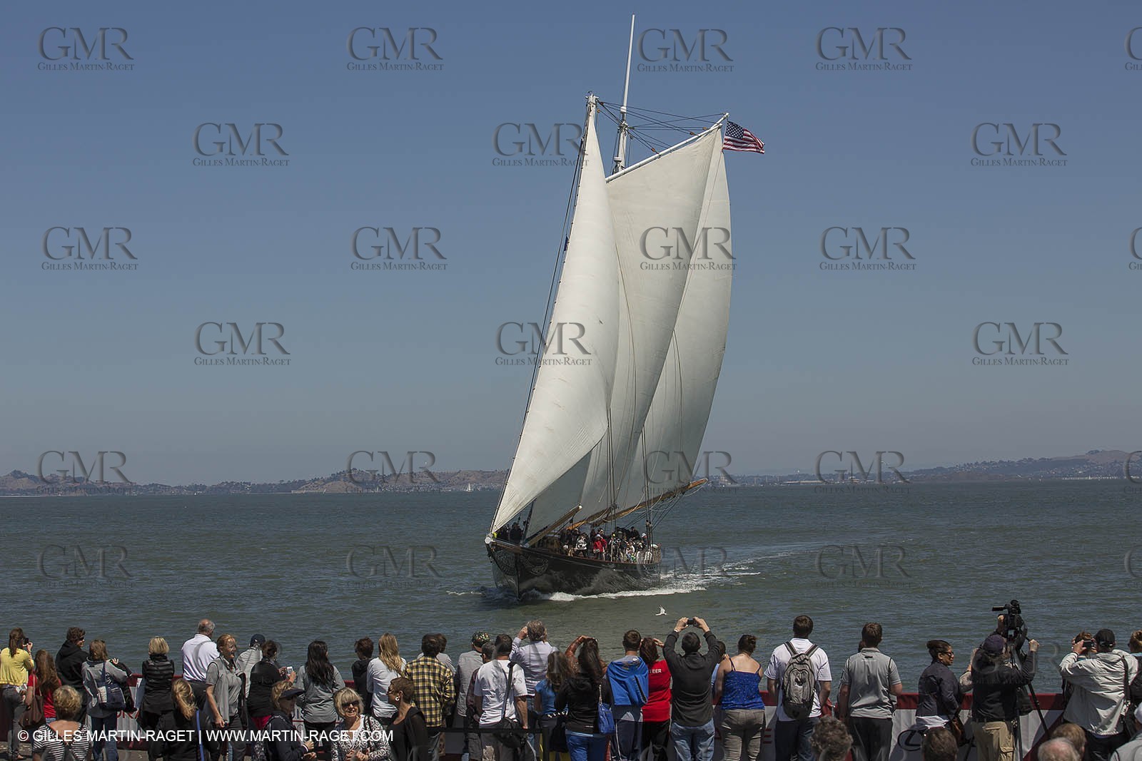22 08 2013 - San Francisco (USA,CA) - 34th America's Cup - 162nd anniversary of Schooner America win in Cowes (UK,IOW)