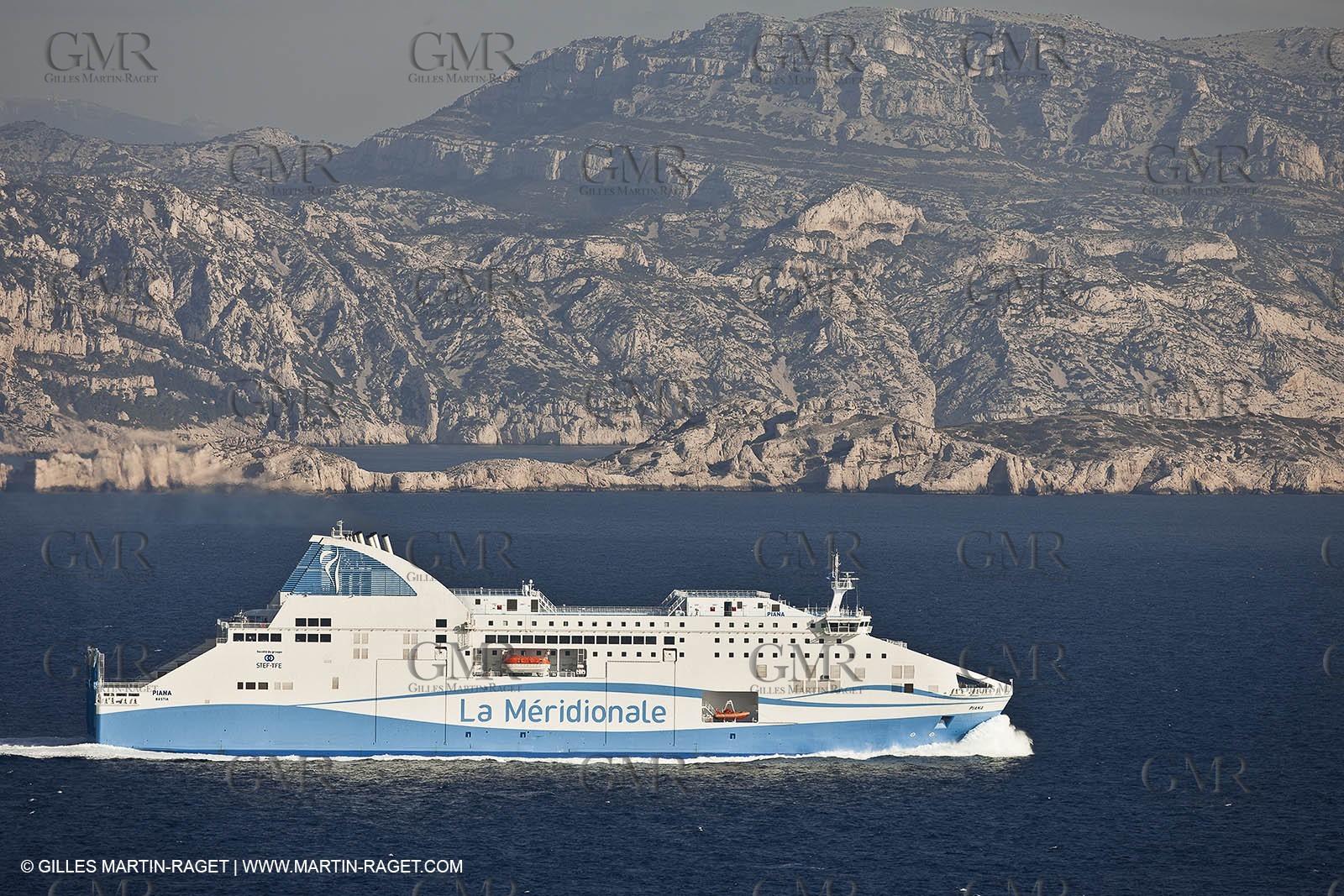 14 01 2012 - Marseille (FRA,13) - La Meridionale shipping company - the Piana off Marseille and the Calanques