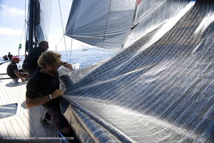03 09 06 - Porto Cervo (Sardinia) - Maxi World Cup 2006 - A bord Wally 90 Tango