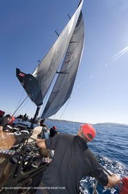 03 09 06 - Porto Cervo (Sardinia) - Maxi World Cup 2006 - A bord Wally 90 Tango