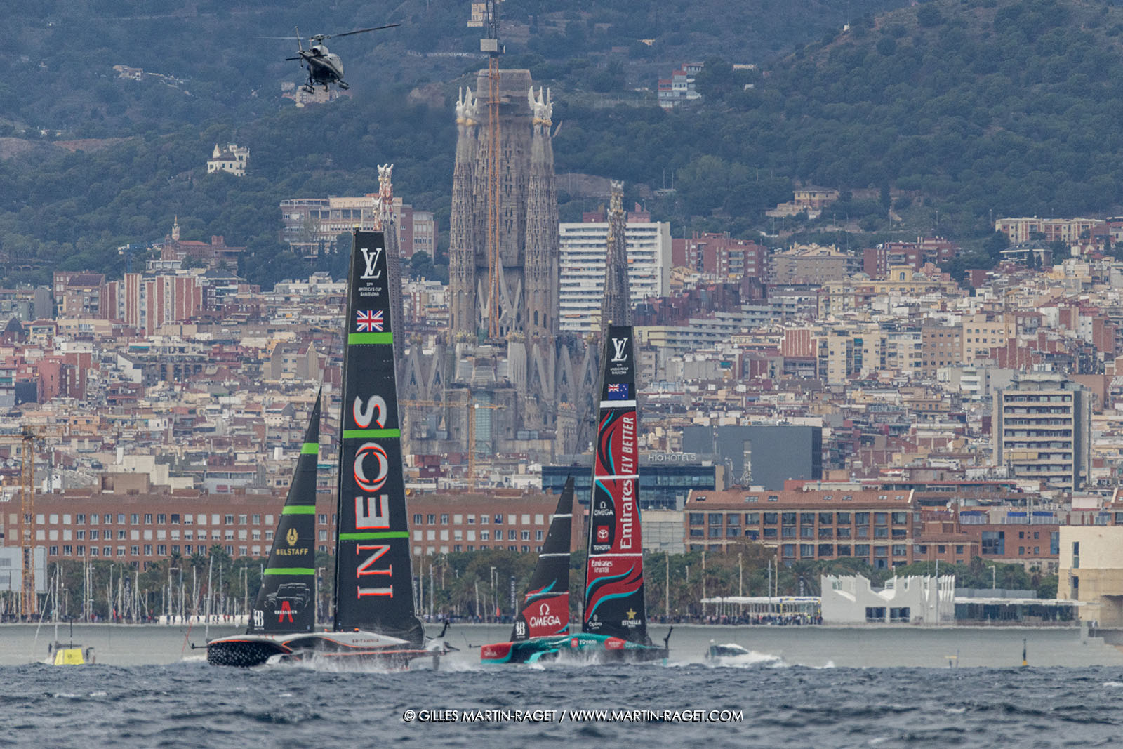 18 10 2024, Barcelona (ESP), Louis Vuitton 37th America's Cup, Final Match, Race Day 5, Race 8