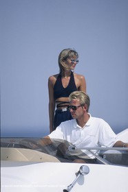 Moteur, croisière, Powerboating, cruising, people, personnages, femmes, couples, enfants, familles