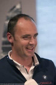 24 05 2007-Valencia (Spain)- 32nd America's Cup - Louis Vuitton Cup - Semi-final - Day 9 - BMW ORACLE Racing press conference - Mirko Groeschner