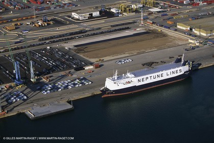 Golfe de Fos (FRA,13) - Port de Marseille-Fos, terminal minéralier