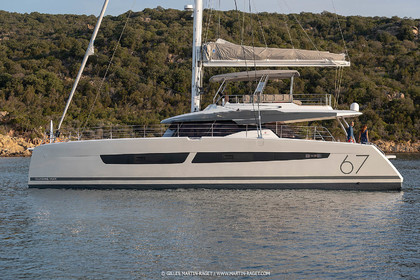 30 08 2018, Porto Vecchio (FRA, South Corsica) Chantier Fountaine-Pajot, Alegria 67