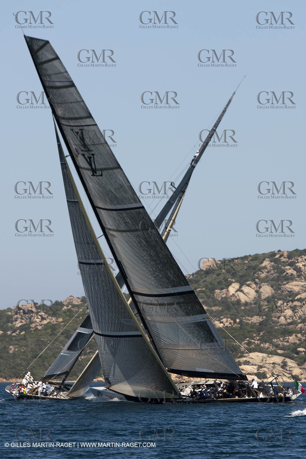 18 05 2010 - La Maddalena (ITA, Sardinia) Louis Vuitton Trophy - BMW ORACLE Racing - Training