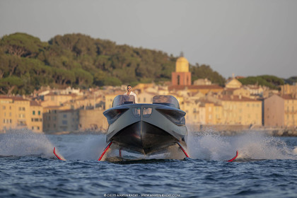 09 08 2018, Saint-Tropez (FRA,83), Foiler, the Flying Yacht by Enata