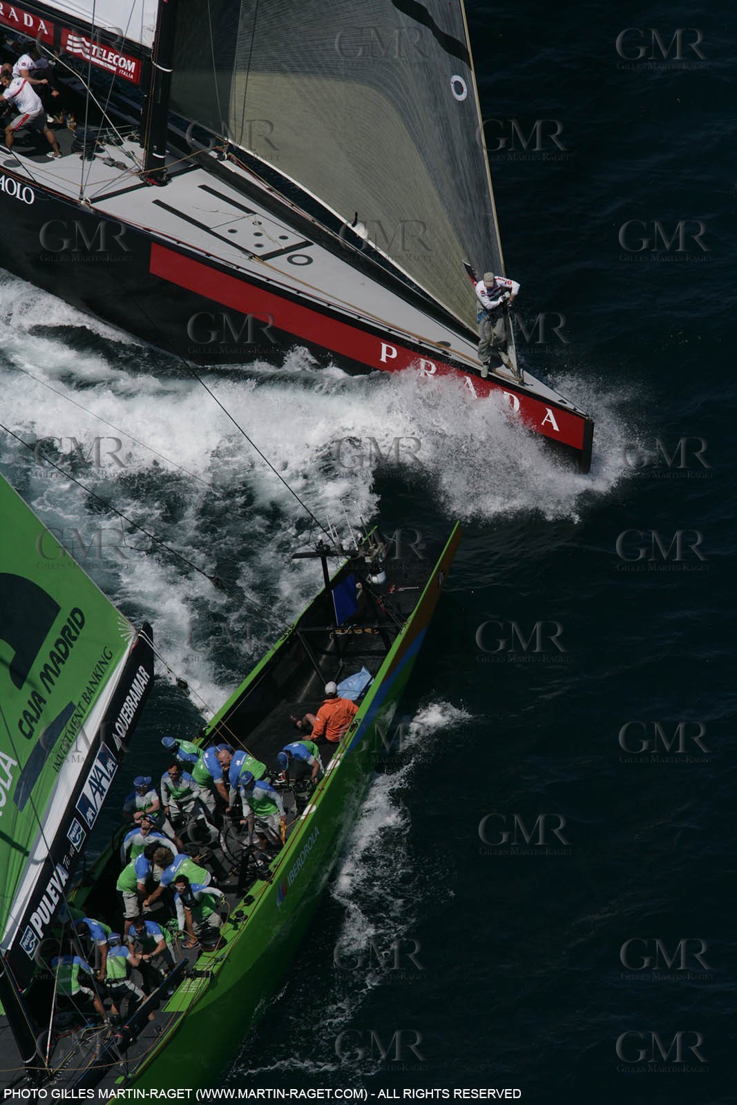 09 05 2007-Valencia (Spain)- 32nd America's Cup - Louis Vuitton Cup - RR2 - Day 11 - BMW ORACLE Racing