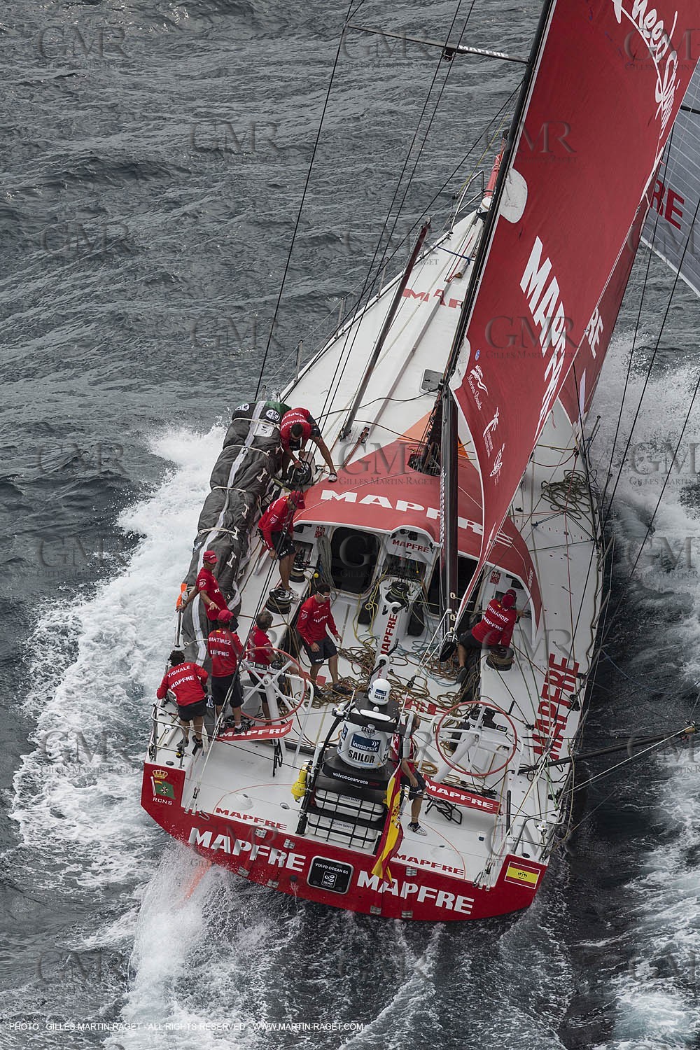 11 10 2014, Alicante (ESP), Volvo Ocean Race 2014-15, Team Alvimedica