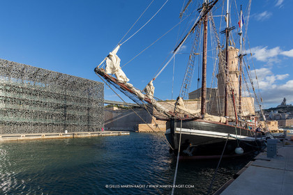 23 10 2025, Marseille (FRA), MED25 - Armada pour la Paix - Le Bel Espoir ammaré au Mucem