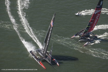 07 09 2013 - San Francisco (USA,CA) - 34th America's Cup - Final Match - Race Day 1