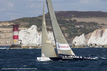05 08 2010 - Cowes (UK, IOW) - The 1851 Cup -  BMW ORACLE Racing -  - Round The Island Race - Rounding the Needles.