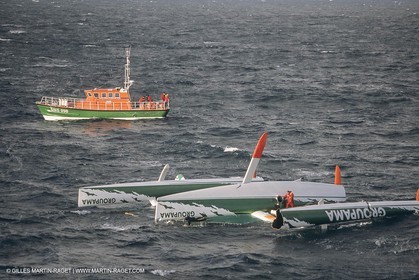 Course à la voile, multicoques, ORMA 60, Franck Cammas, Groupama