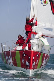 13 03 2010 - La Grande Motte   Port Camargue (FRA) - Groupe Bel - Entraînement Kito de Pavant   Sébastien Audigane en vue de la Transat AG2R 2010