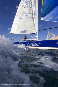 15 02 2007 - La Grande Motte (FRA) - Monotype Figaro II - Thierry Duprey du Vorsent (Domaine de Monts d'Arbois)