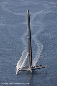 14 11 2008 - San Diego (CA, USA) - America's Cup - BMW ORACLE Racing - 90 ft trimaran sea trials - San Diego