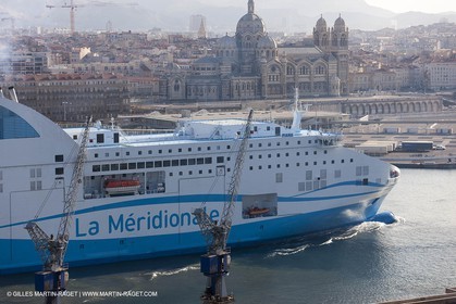 14 01 2012 - Marseille (FRA,13) - La Meridionale shipping company - the Piana off Marseille and the Calanques